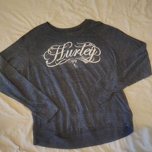 Hurley Women's Navy Long Sleeve Tee